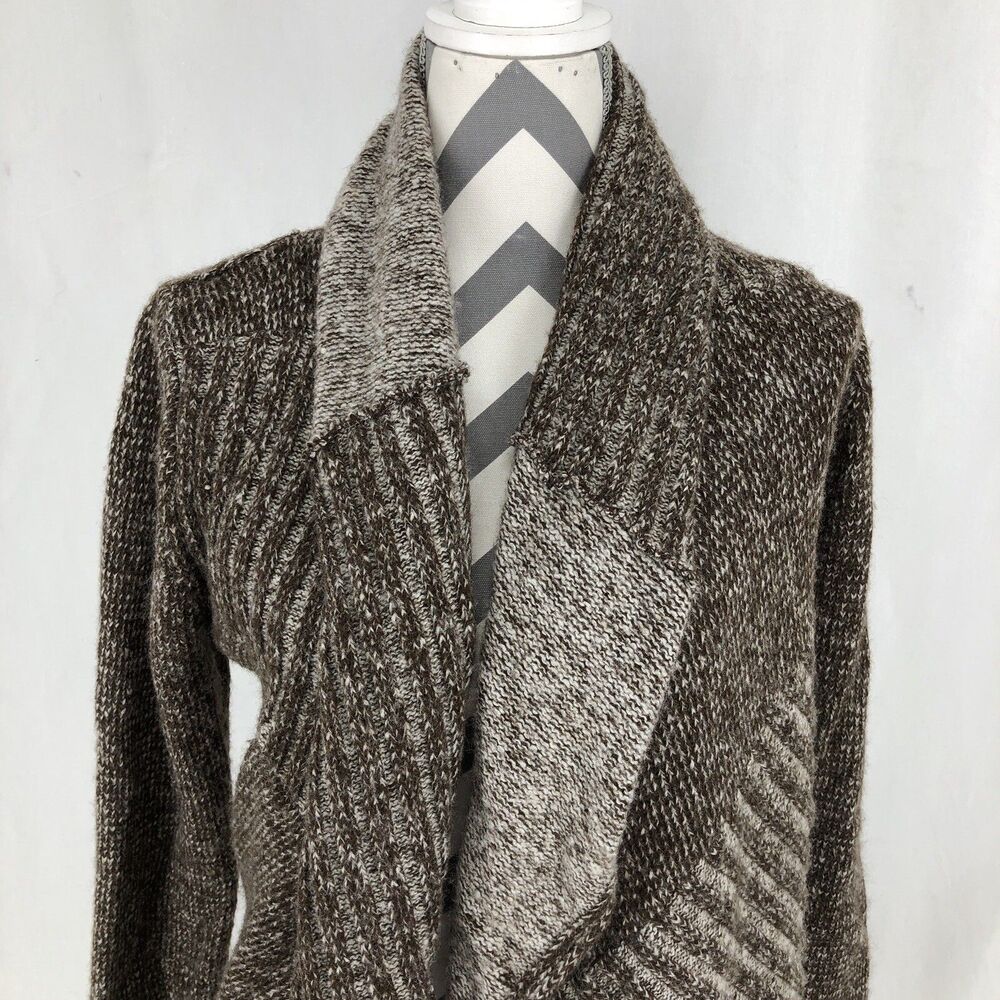 Style & Jeans Co Shawl Neck Long Sleeve Open Front Cardigan Medium Petite